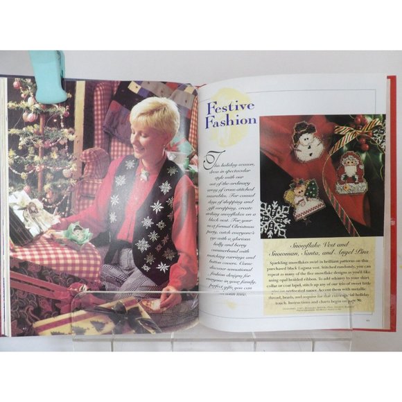 A Cross Stitch Christmas by Better Homes & Gardens "Handmade Treasures" ©1995 - Picture 14 of 16